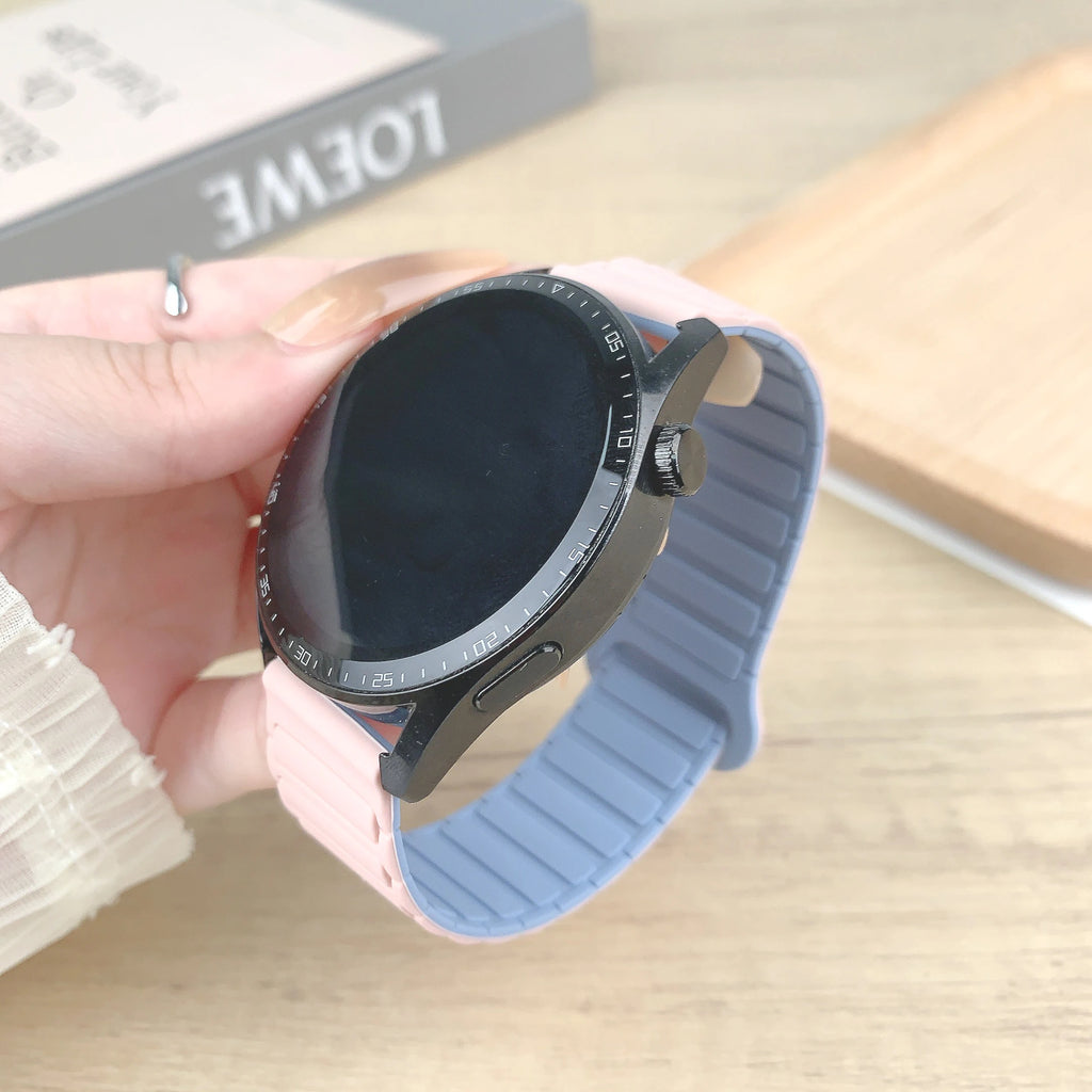 20mm Strap For Omega X Swatch Joint MoonSwatch Band Magnetic Loop Silicone Bracelet For Amazfit GTS4 Watch7 6 5 4 40/44mm Correa