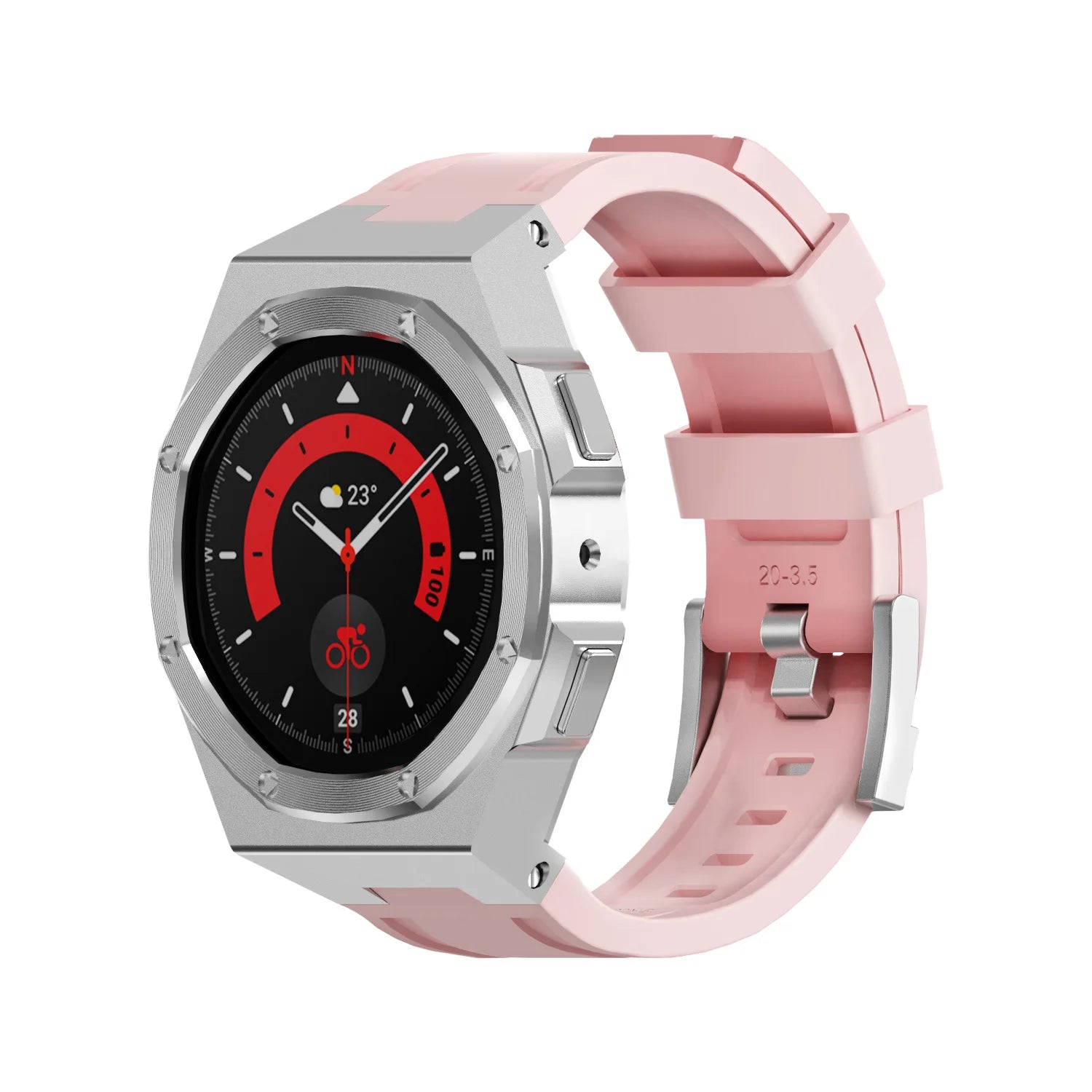 Mod Kits Case For Samsung galaxy watch 5 44mm 5pro 45mm Stainless Steel Strap Metal Cover Frame Galaxy watch 4 44mm Accessories