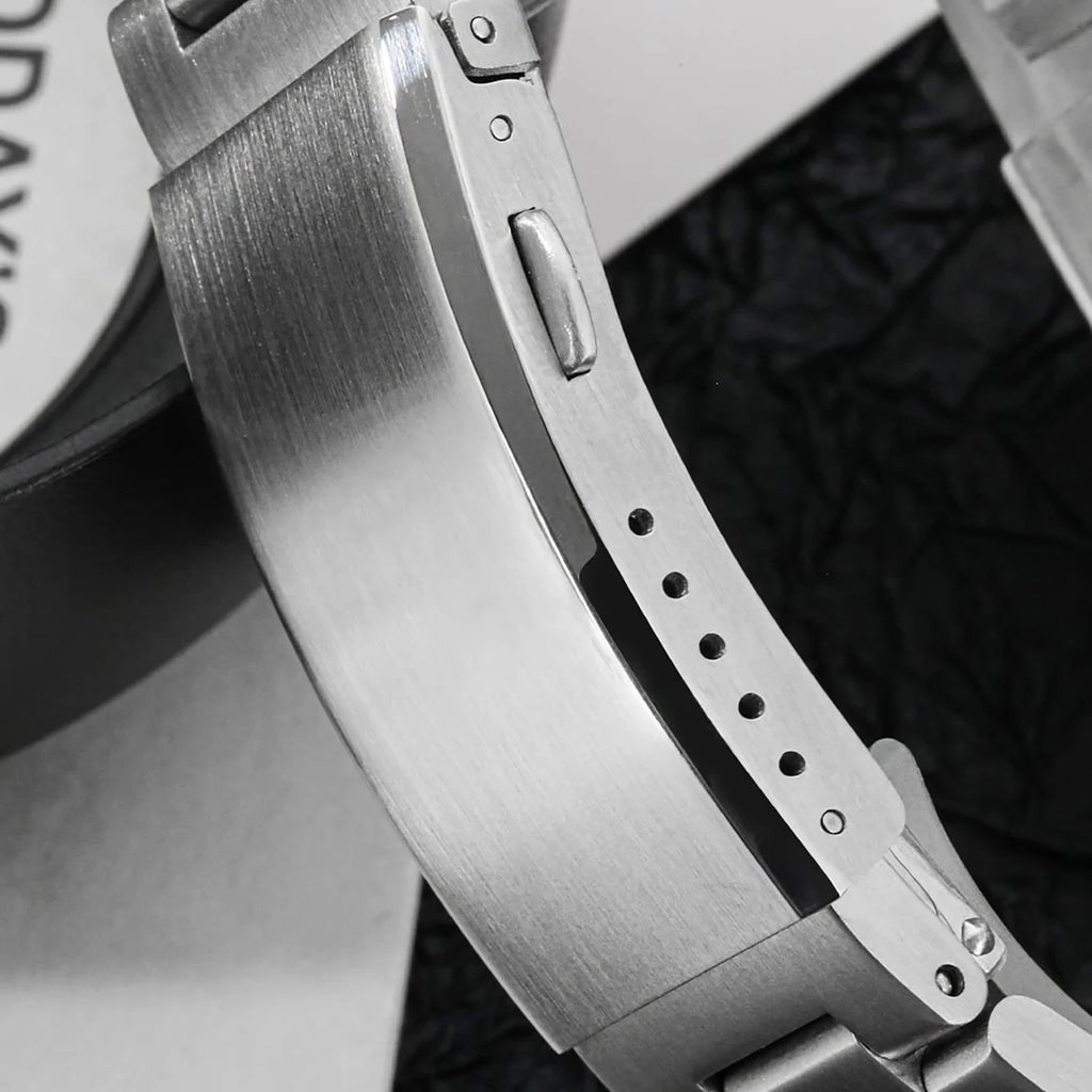 Extended Watch Buckle for Seiko Luxury Folding Safety Milled Clasp Replacement Watch Band Stainless Steel Clasp18mm 20mm 22mm