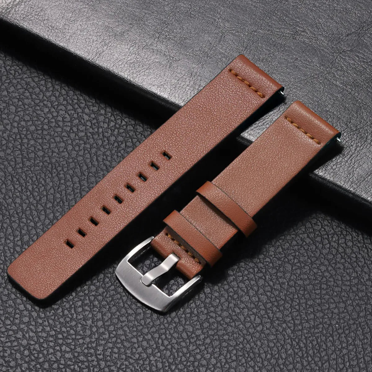 20mm 22mm Watch band Quick release Leather Strap for Samsung Galaxy Watch 3 Active2 40 44mm huawei watch gt 2 WatchBand 24 18mm