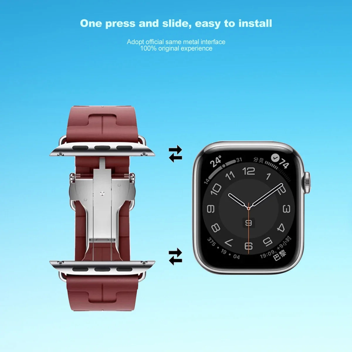 For Apple Watch 11 46 42mm Kilim Single Tour Strap For Iwatch 10 9 8 se 49/45mm Silicone Bracelet Band Sport Wristband Accessory