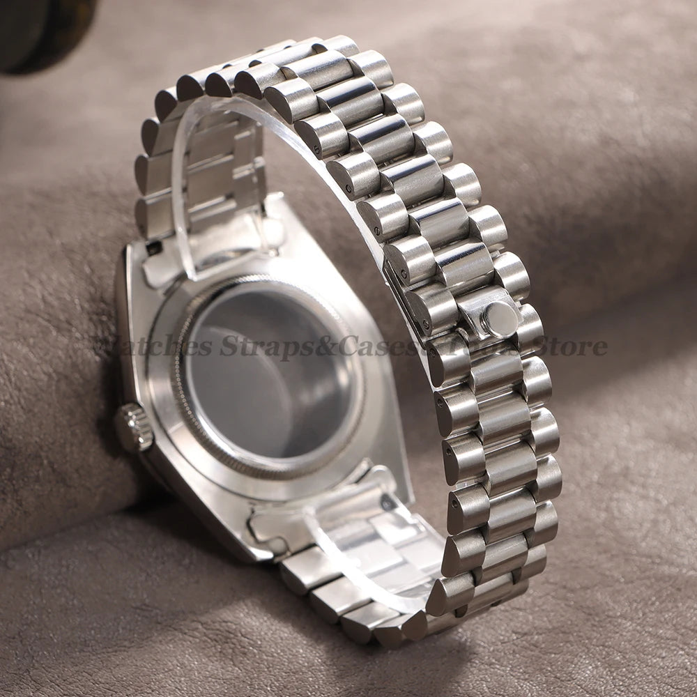 20mm Stainless Steel Watch Strap for Rolex for Water Ghost Wrist Band Silver Gold Curved End Bracelet Men Women Sport Watch Band