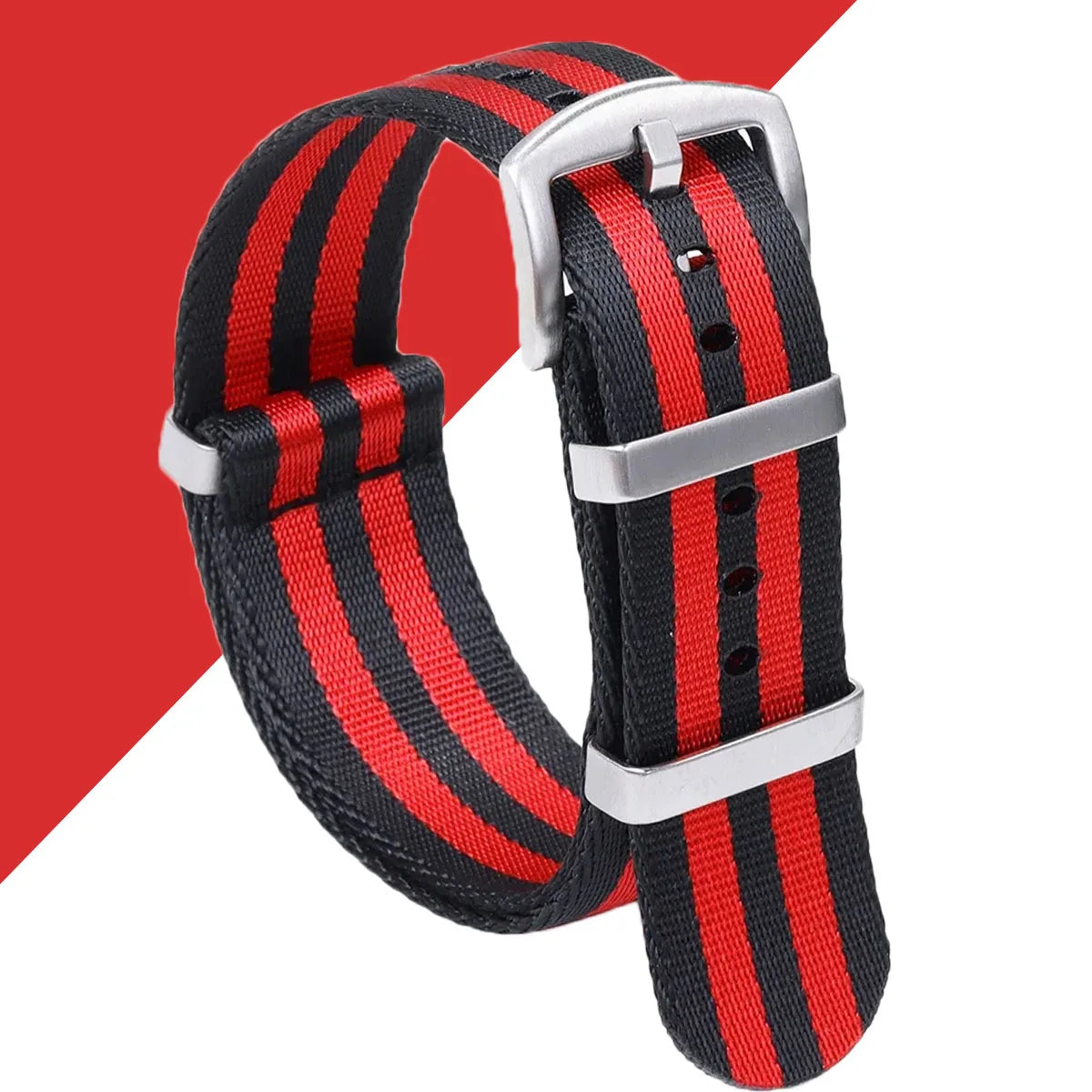 High Density Nylon Watch Band for Omega Bracelet for Huami Amazfit GTS for Seiko for Tudor Military Strap for Samsung Galaxy