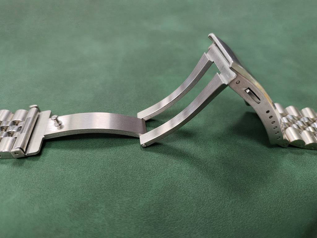 Extended Watch Buckle for Seiko Luxury Folding Safety Milled Clasp Replacement Watch Band Stainless Steel Clasp18mm 20mm 22mm