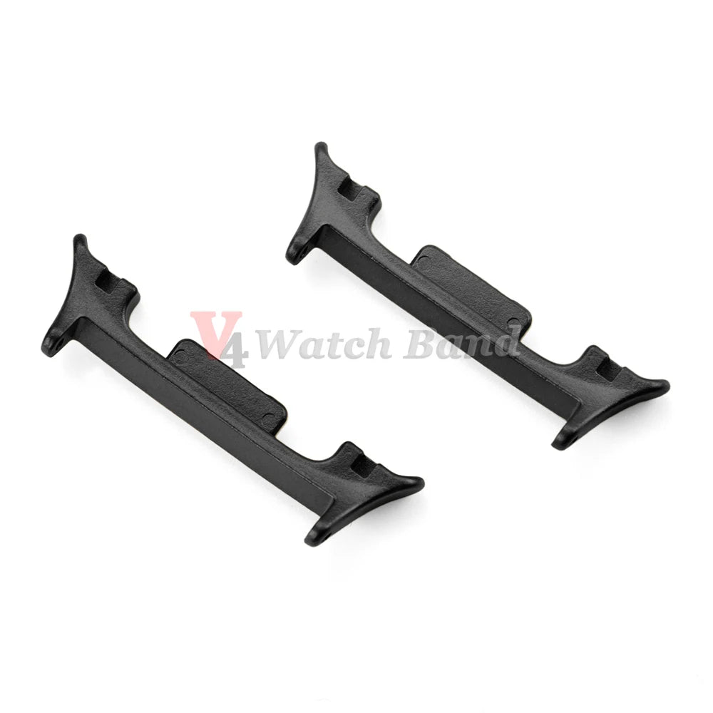 1Pair Watchband Connectors for Samsung Galaxy Watch 8 Ultra Metal Adapters Stainless Steel Bracelets Link Attachment Replacement