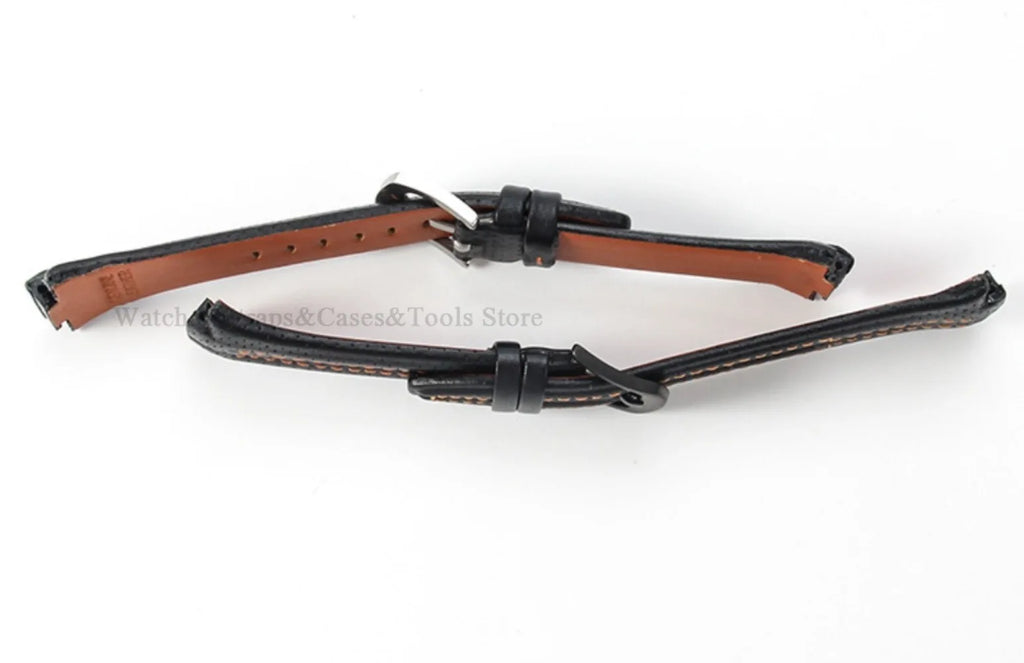 Genuine Leather Watch Strap 15mmx27mm for Seiko SNL017P1 SNL029P2 SNA595P2 SNL021P1 Wristband Sport Bracelets Watch Accessories