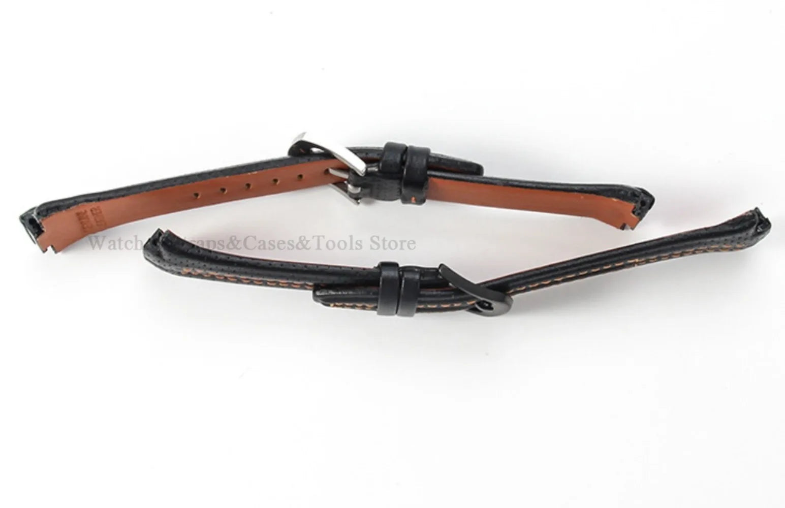 Genuine Leather Watch Strap 15mmx27mm for Seiko SNL017P1 SNL029P2 SNA595P2 SNL021P1 Wristband Sport Bracelets Watch Accessories