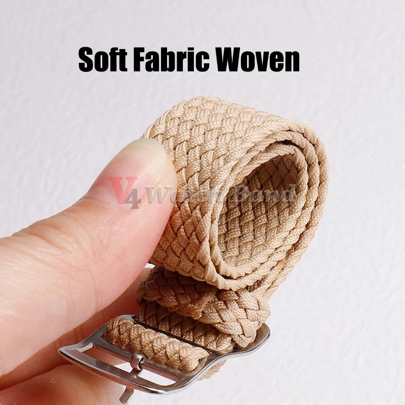 Fabric Woven Bracelet for Perlon14 16 18mm for Omega Seamaster007 20mm 22mm for Rolex for Tudor Watch Band Nylon Strap Wristband