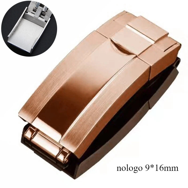Wacthband Backle 9*16mm for Rolex Submariner Blackwater Ghost Ghost King Buckle Daytona Combination Lock Strap Steel Strap Clasp
