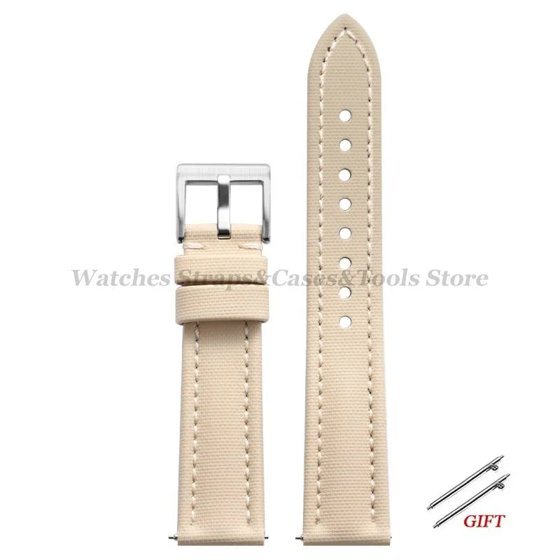 New Premium Sailcloth WatchBand 18/19/20mm 21mm 22mm for Rolex for Omega for Blancpain Quick Release Men Sport Replacement Strap