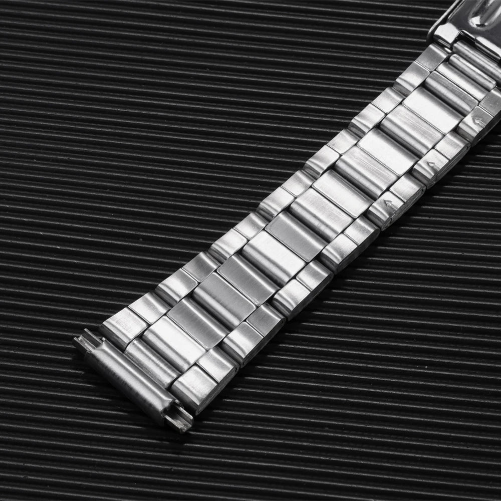 16-22mm Stainless Steel Strap for Seiko for Universal Smart Watch Band Women Men Watchbands Fashion Adjustable New Bracelet