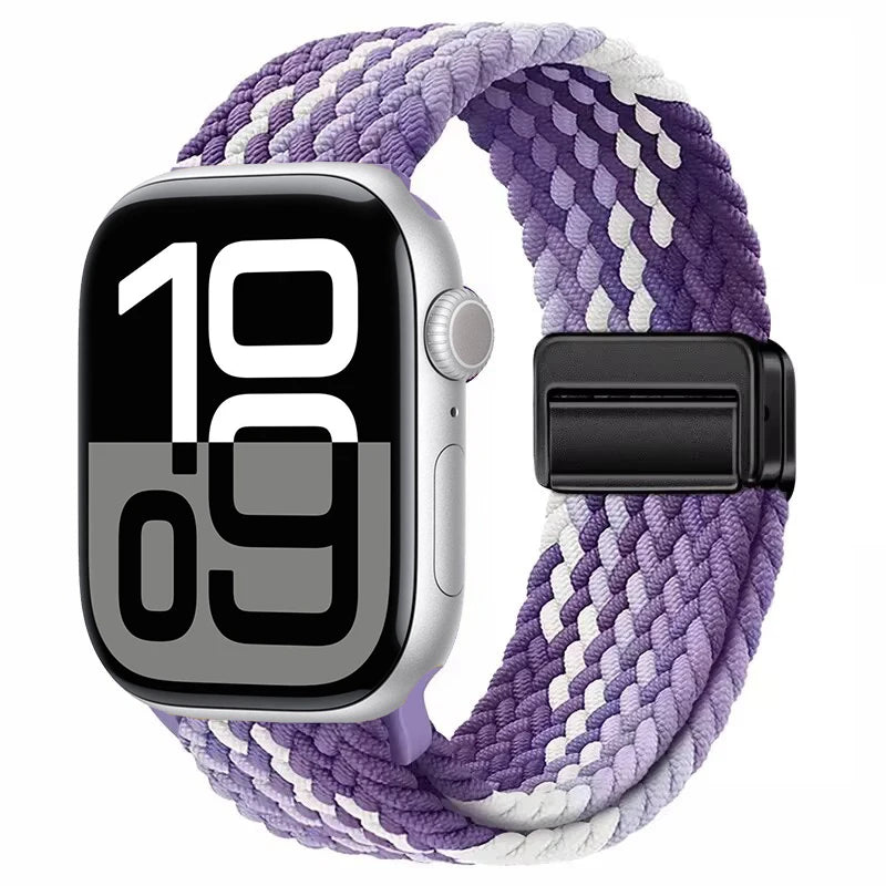 Magnetic Strap For Apple Watch Ultra 3 49mm Series 11 10 46mm 42mm Nylon Loop Band For Iwatch SE3 40mm 44mm 45mm 38/41mm Correa
