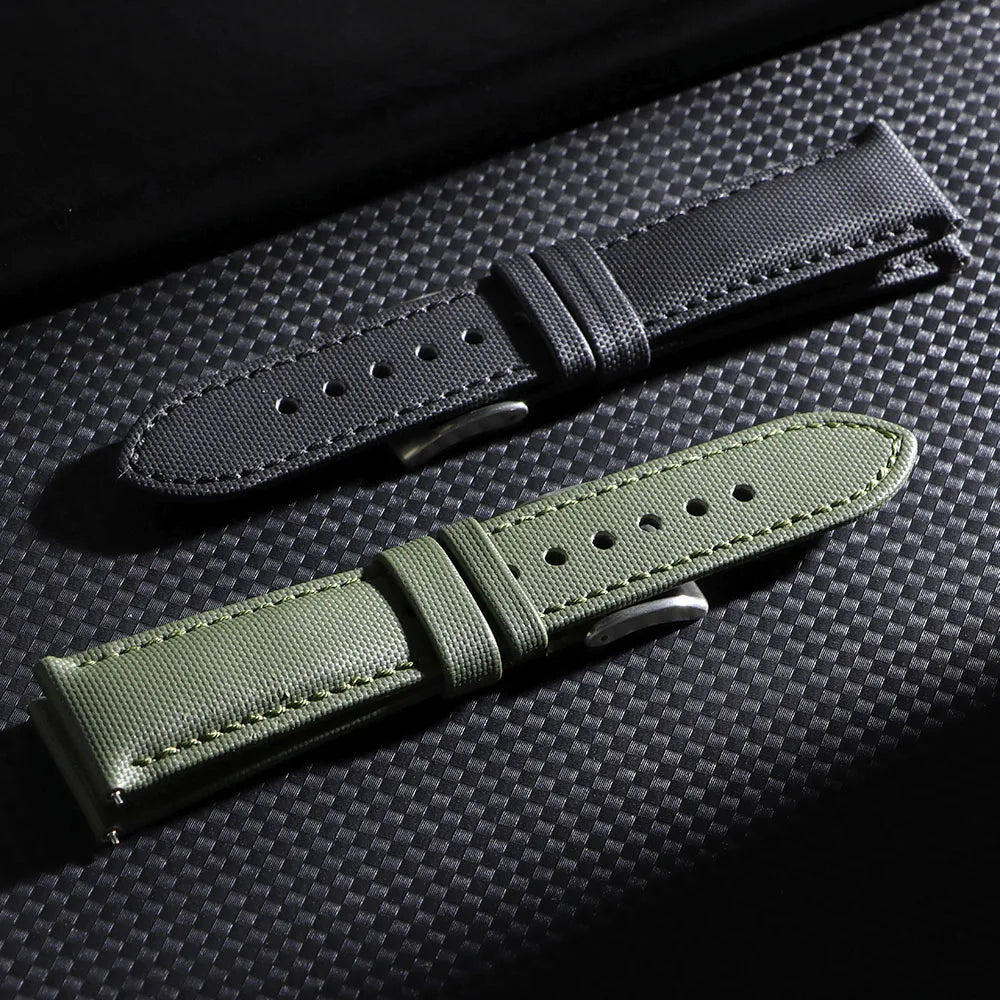 18mm 20mm 22mm Nylon Quick Release Waterproof Watch Bands Sailcloth Straps for Omega for Blancpain for Seiko Divers Men Women