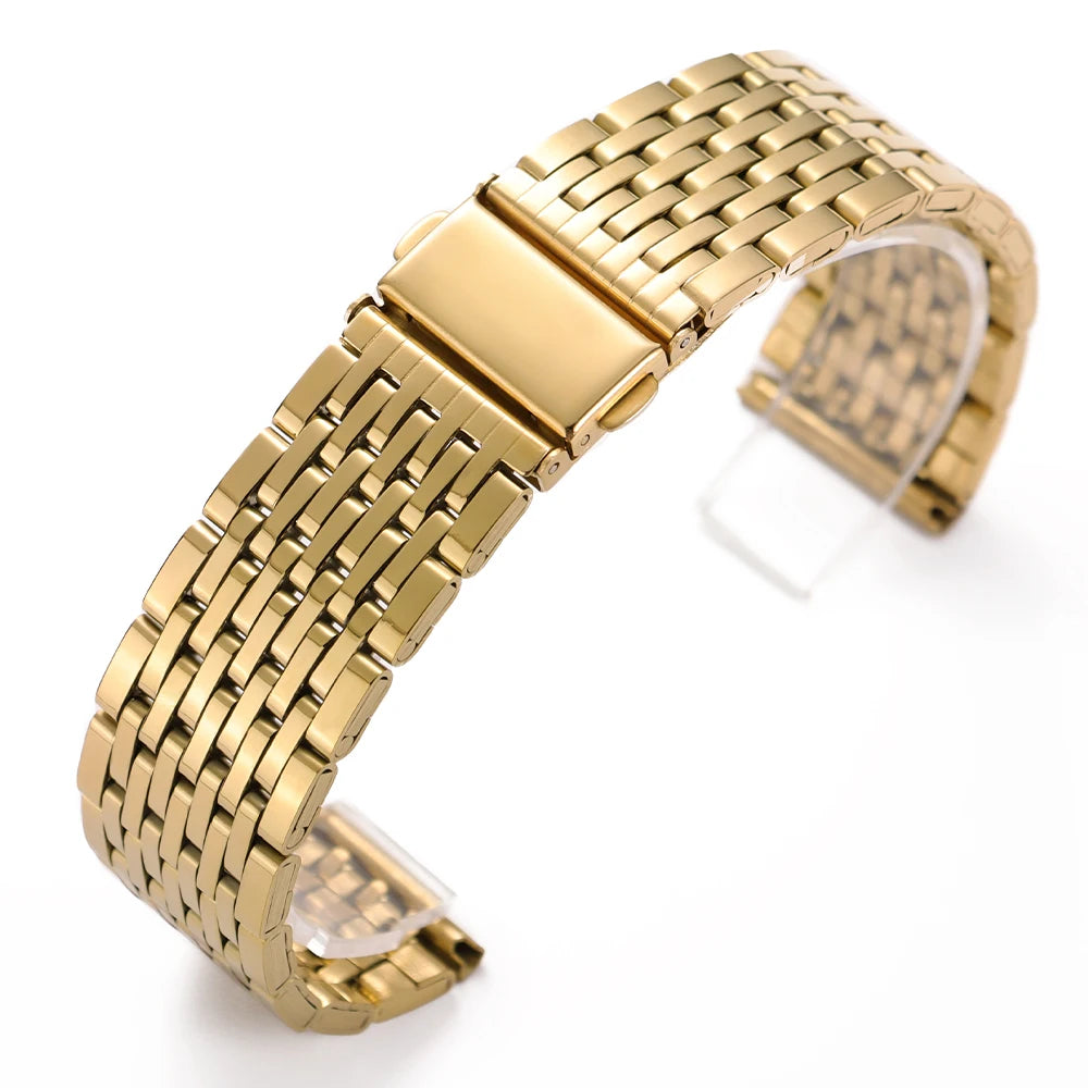 18/20/22mm Universal Adjustable Watchband for Rolex Diving Metal Belt Bracelet for Omega Solid Stainless Steel Strap for Seiko