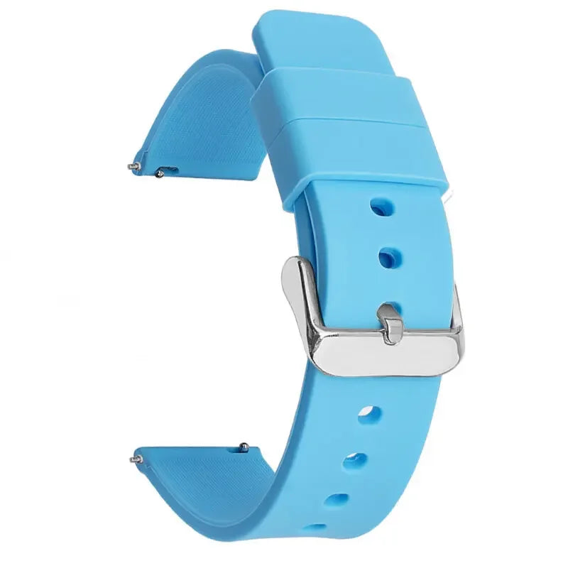Silicone Band for Samsung Galaxy Quick Release for Huawei Universal Watch Straps 20mm 22mm 14mm 16mm 18mm Women&Men Accessories