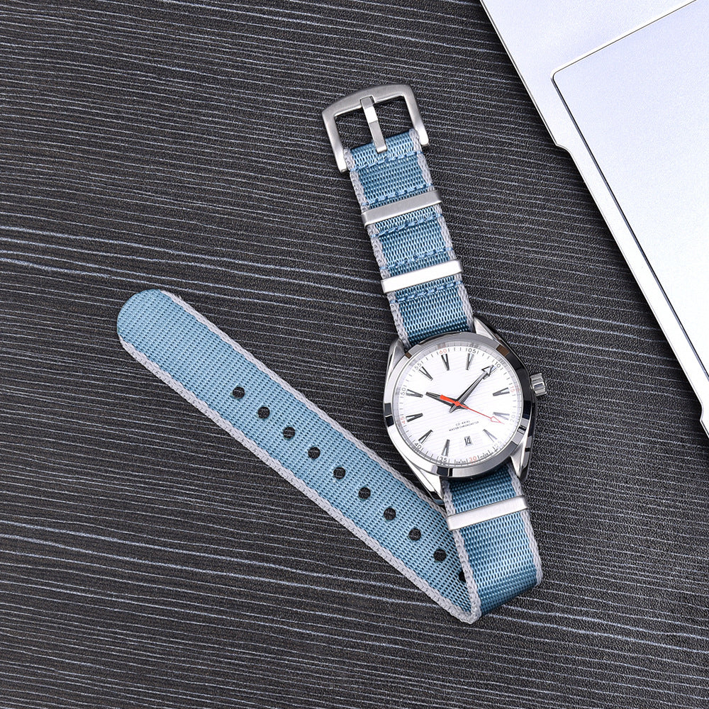High Density Nylon Watchband for Omega Seamaster Premium Quality Bracelet for Rolex Waterproof Sweat-Proof 20mm 22mm Strap