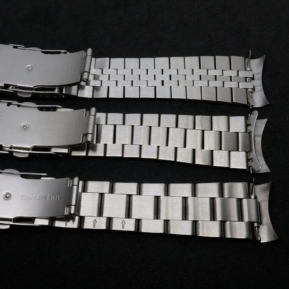 Curved Strap for Seiko Luxury Solid Stainless Steel Watch Band 18/19/20/21/22/24/26mm Arc End Belt Men Watch Accessories