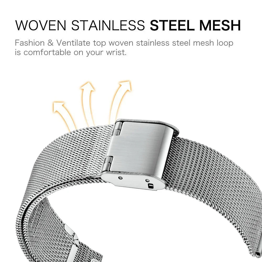 Metal Band For Omega X Swatch Joint MoonSwatch Strap 20mm Stainless Steel Bracelet Business Wristband Replacement Accessories