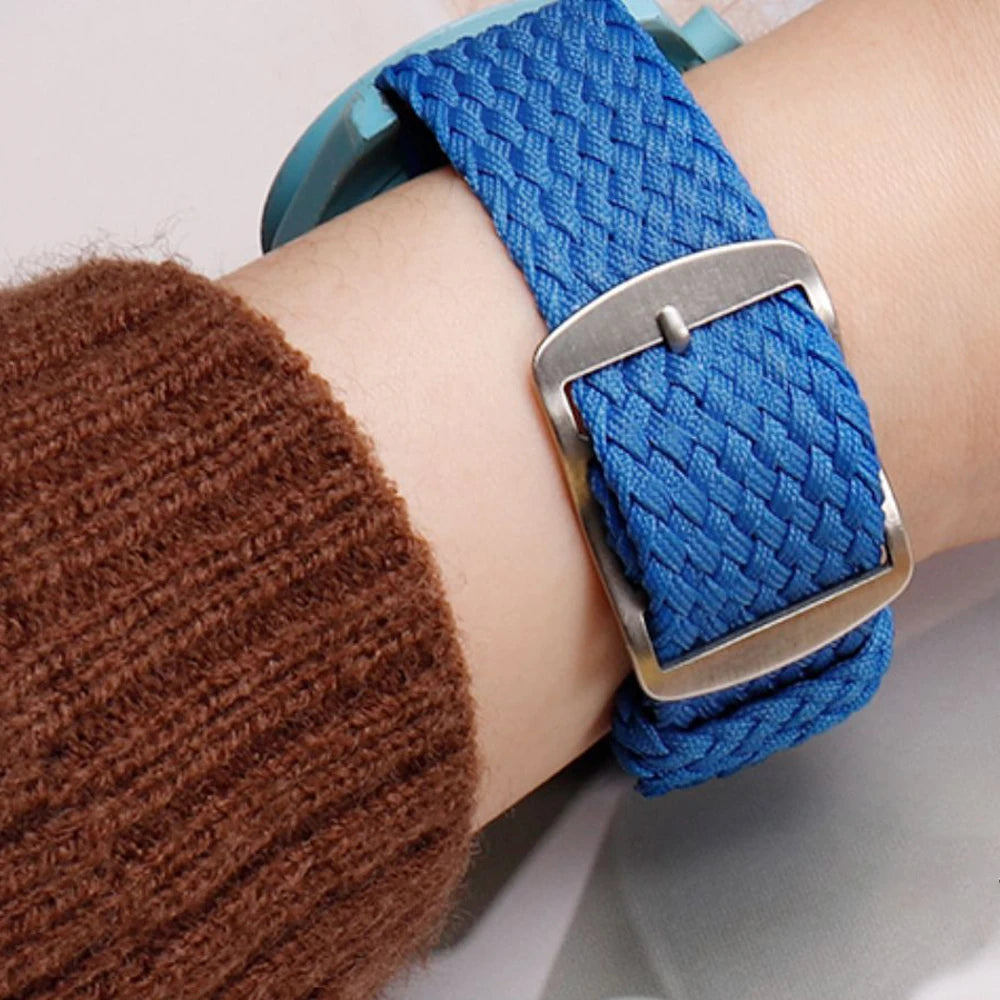 Fabric Woven Bracelet for Perlon14 16 18mm for Omega Seamaster007 20mm 22mm for Rolex for Tudor Watch Band Nylon Strap Wristband