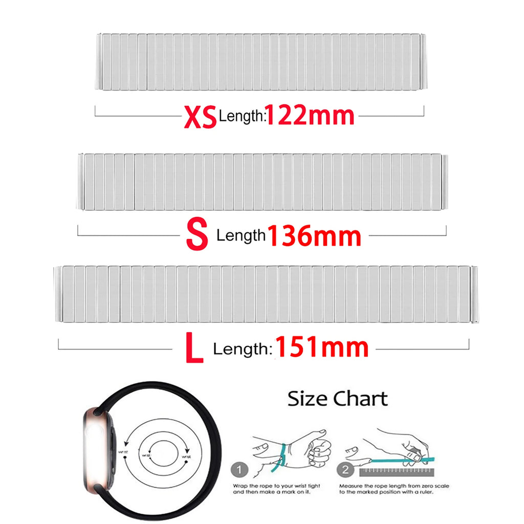 Elastic Strap for Samsung Galaxy Watch 6 5 4 3 45mm 40mm 42 44 46 Expansion Steel Watch Band for Huawei Watch GT2 GT3 42mm 46mm