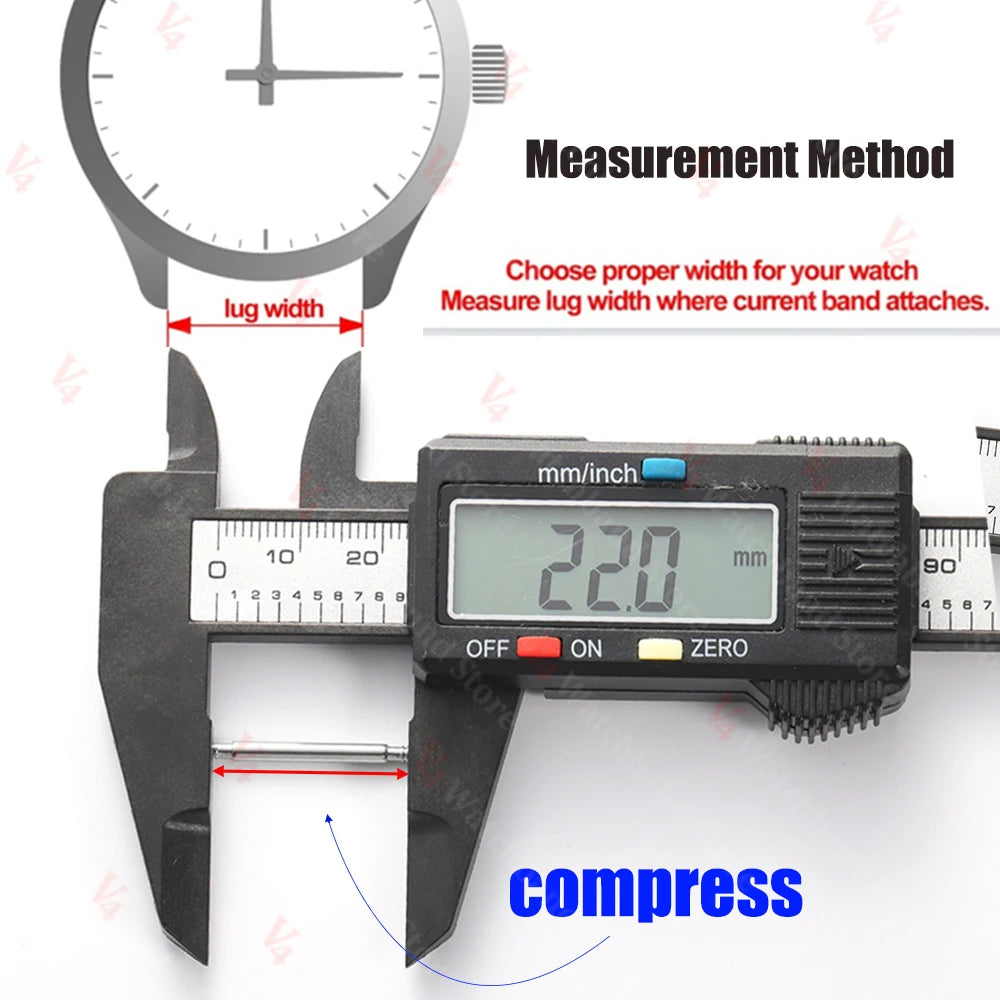 20pcs 1.5mm1.8mm 2.0mm 2.5mm Diameter Watch Band 16/18/20/22/24mm Spring Pin Watch Repair Tool Metal Steel Spring Bars Link Pins