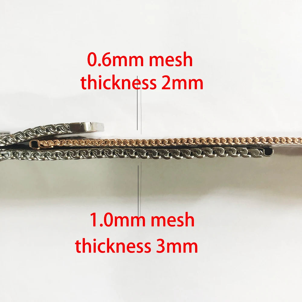 Milanese Watchbands for IWC 18mm 20mm22mm Watch Band for Seiko Strap 1.0mm 0.6mmshark Mesh Bracelet Stainless Steel Wristband
