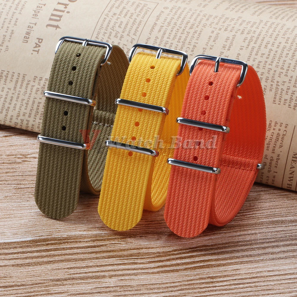 High Quality Nylon Watch Band for Omega 20mm 22mm 18mm Strap for Seiko Military Casual Watchband Army Sport Bracelet Replacement