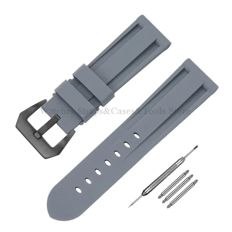 Camouflage Rubber Strap For Panerai Band 20mm 22mm 24mm 26mm Silicone MenSport Waterproof Wristband For Omega Universal Bracelet