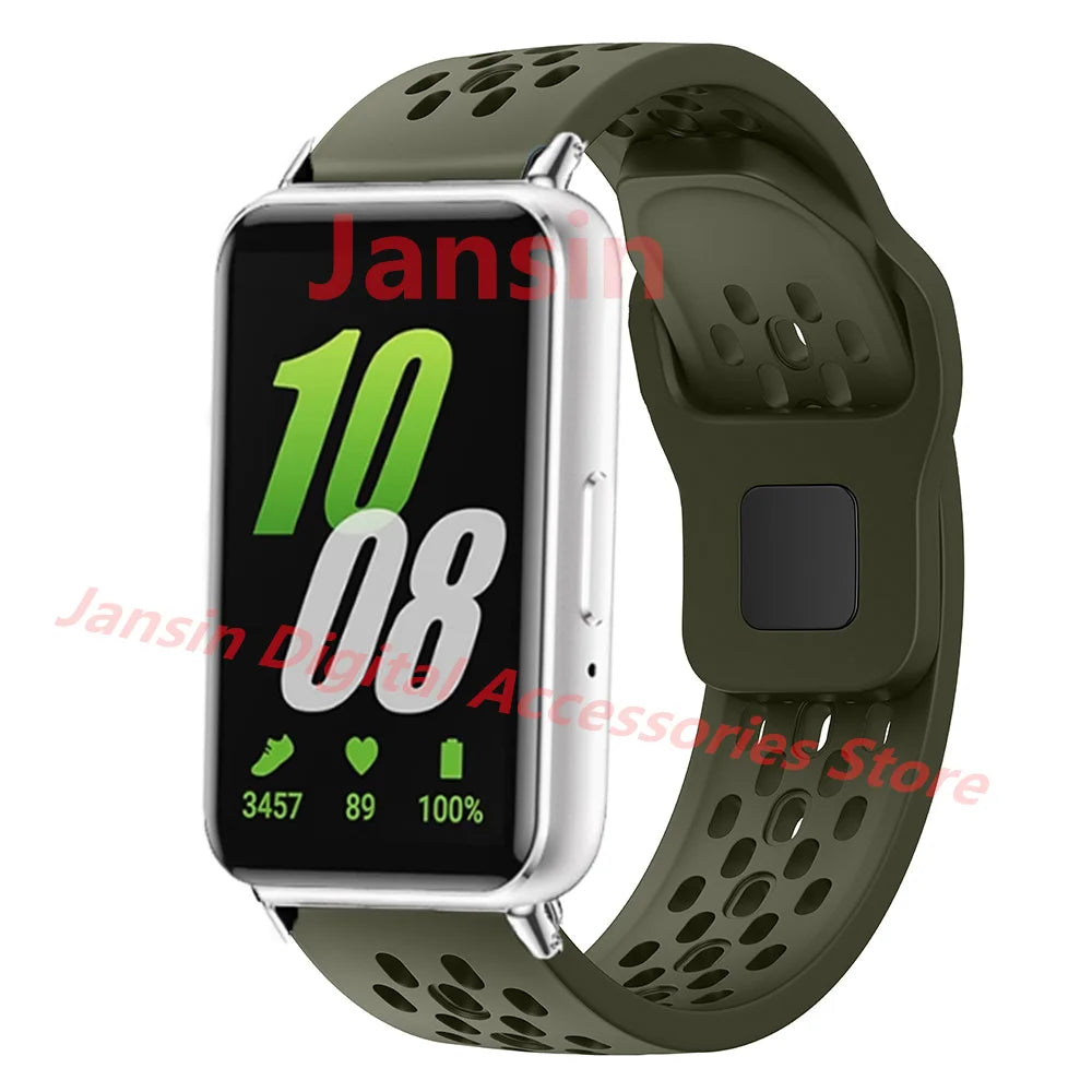 Silicone Band For Samsung Galaxy Fit 3 Strap Sport Wristband Correa For Samsung Galaxy Fit3 Bracelet Accessories Watchband