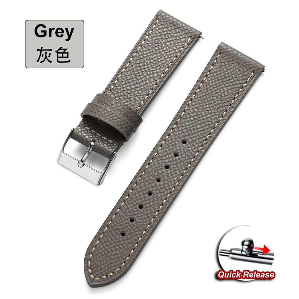 19mm 18mm 20mm 22mm Genuine Cowhide Strap for Seiko Watch Band Vintage Leather for Omega for Huawei Gt4 Bracelets Wrist Belt