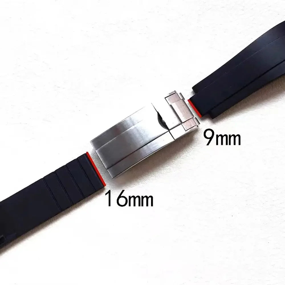 Wacthband Backle 9*16mm for Rolex Submariner Blackwater Ghost Ghost King Buckle Daytona Combination Lock Strap Steel Strap Clasp