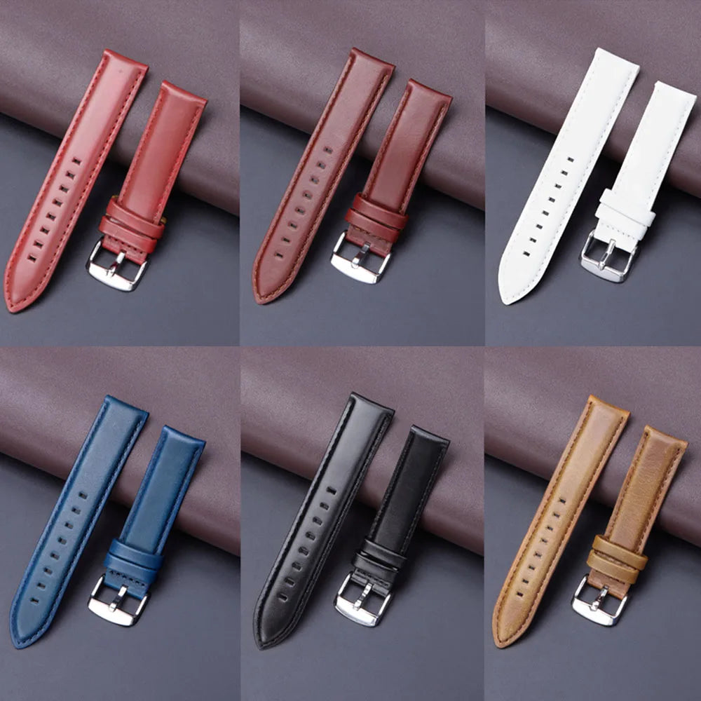 Universal Leather Strap for DW Daniel Wellington Watch Band 17mm 18mm 20mm 22mm Meninos Assistem Genuine Leather Watchband