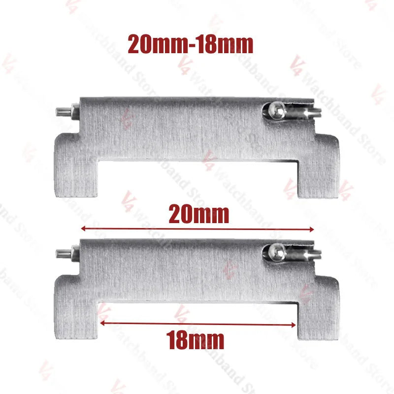1 Pair Quick Release Pins Connectors WatchBand Accessories Watch Strap Adapter 18mm To 20mm 22mm,20mm To 18/20/22mm,22mm To 22mm