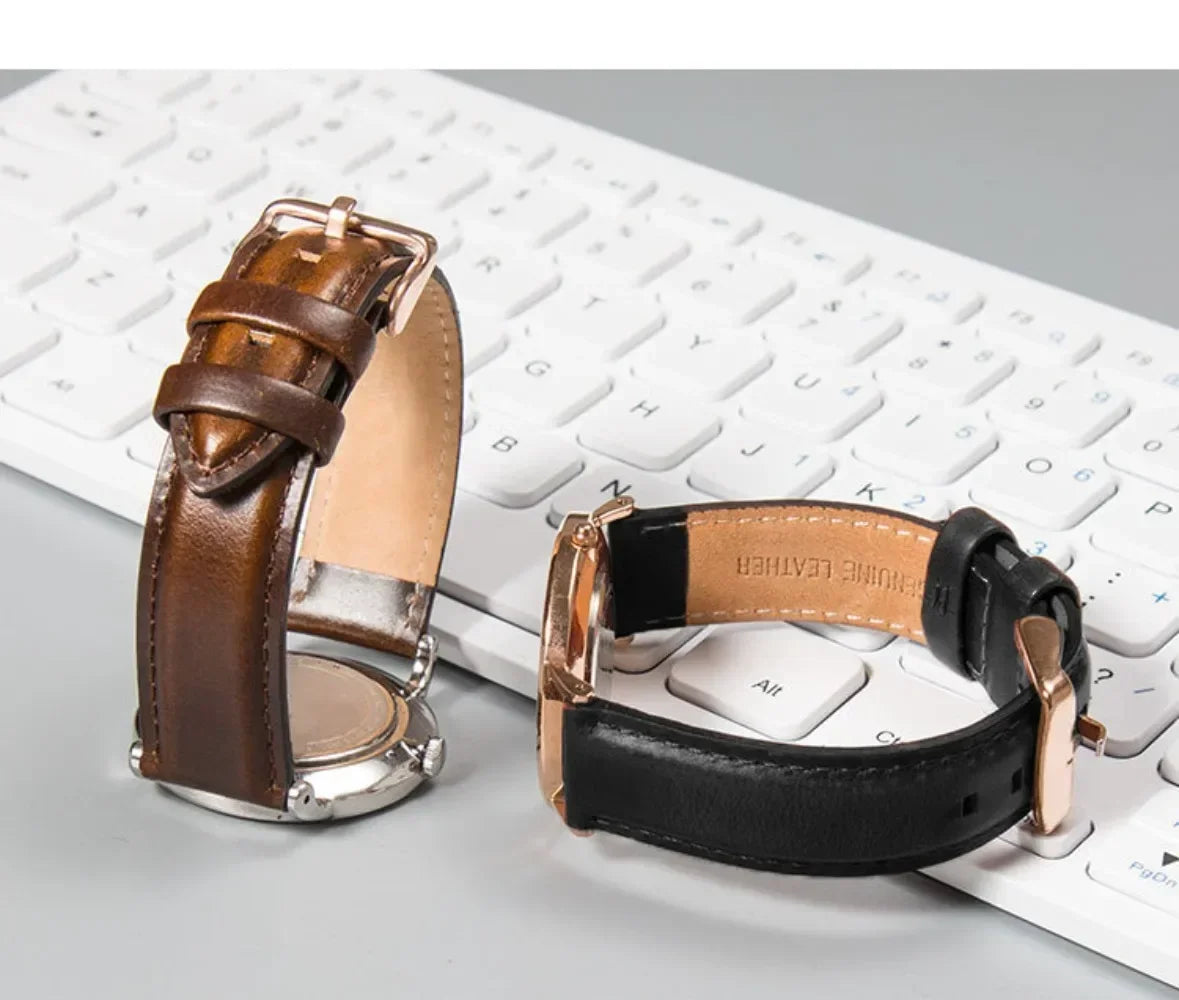 Universal Leather Strap for DW Daniel Wellington Watch Band 17mm 18mm 20mm 22mm Meninos Assistem Genuine Leather Watchband