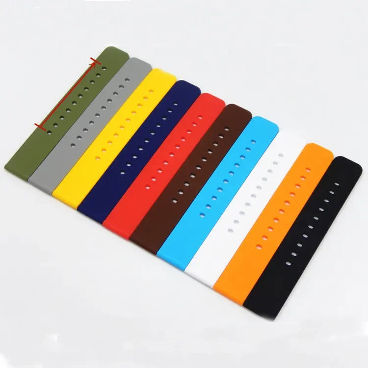 Silicone Band for Samsung Galaxy Quick Release for Huawei Universal Watch Straps 20mm 22mm 14mm 16mm 18mm Women&Men Accessories