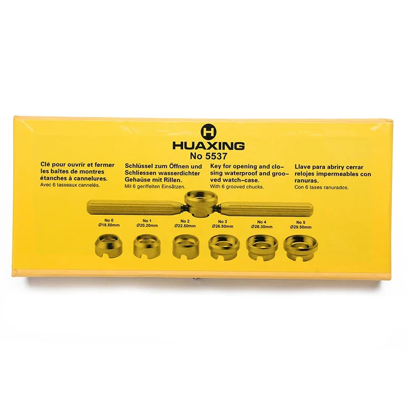 Pro Back Case Opener Cover Remover for Rolex for Tudor Watch Repair Tool Kit 5537 Watch Back Cover Remover Screw Wrench Opener