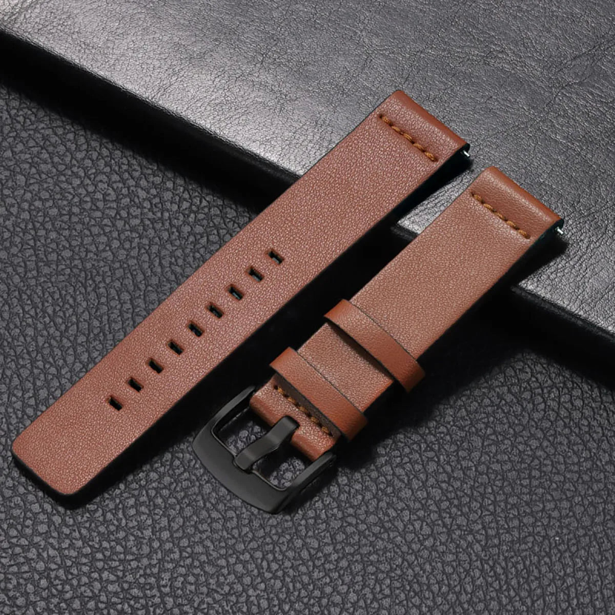 20mm 22mm Watch band Quick release Leather Strap for Samsung Galaxy Watch 3 Active2 40 44mm huawei watch gt 2 WatchBand 24 18mm