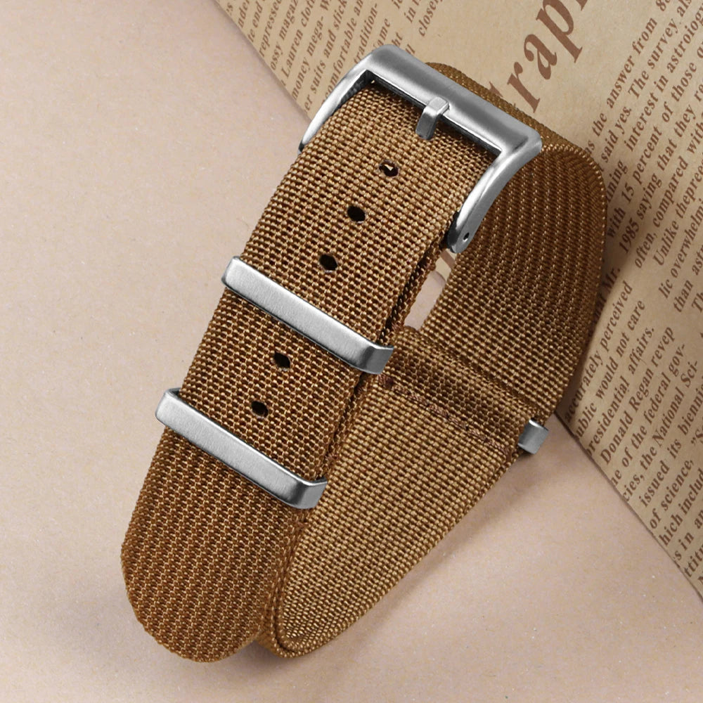 Braided Nylon Watch Band 18mm 20mm 22mm Watch Straps for Oemga Army Bracelet Military Watch Strap for Seiko Men Women Watchbands