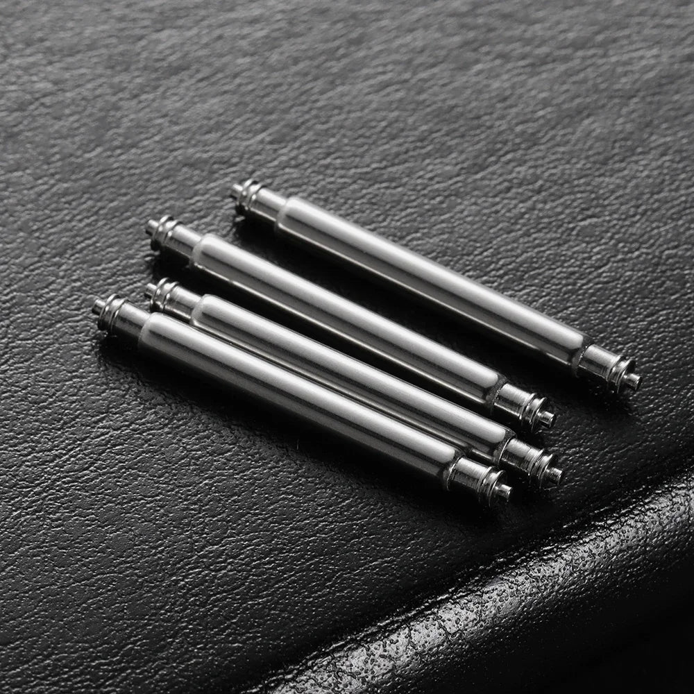 20pcs 1.5/1.8/2.0/2.5mm Diameter Watch Band Pins 16/18/20/22/24mm Spring Pin Watch Repair Tool Metal Steel Spring Bars Link Pins