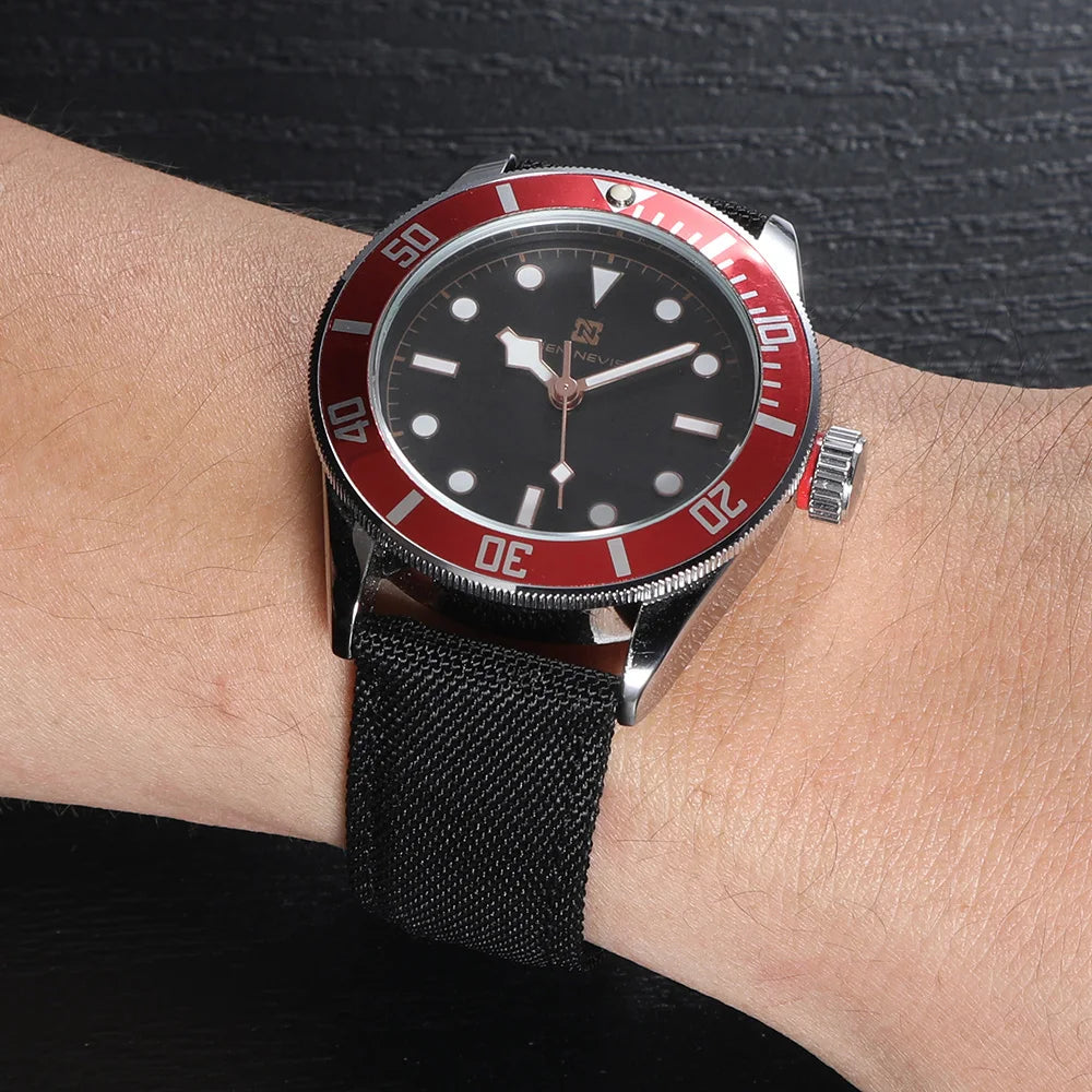 Deployant Sailcloth Watch Strap 20mm 22mm Two-Side Waterproof Nylon Quick Release With Folding Buckle Watch Band for Omega