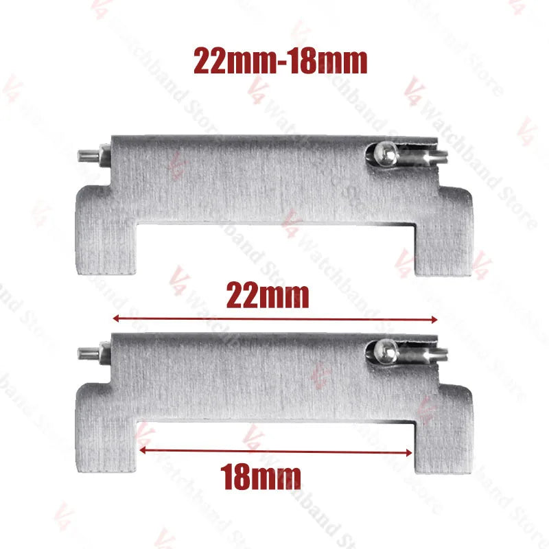 1 Pair Quick Release Pins Connectors WatchBand Accessories Watch Strap Adapter 18mm To 20mm 22mm,20mm To 18/20/22mm,22mm To 22mm