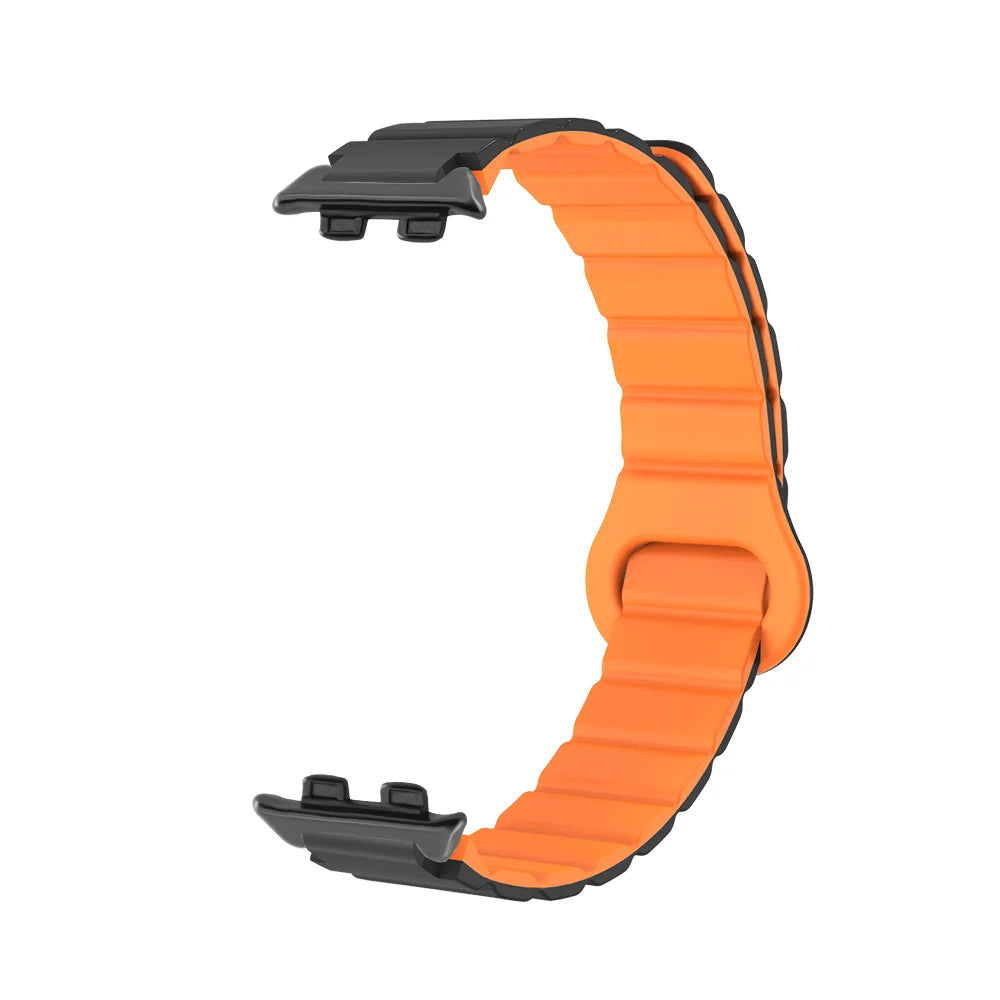 Women Slim Strap For Huawei Band 9 Colorful Silicone Magnetic Bracelet For Huawei Band 8 Sport Wristband Correa Accessories