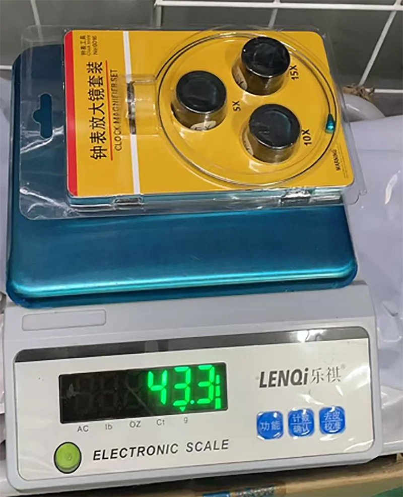 1/Set 5X 10X 15X Magnifying Glass Clip on Magnifier for Watchmaker Jewelry Watch Repair Tools Magnifying Glass Kit Service Tool