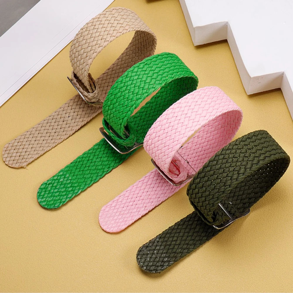 Fabric Woven Bracelet for Perlon14 16 18mm for Omega Seamaster007 20mm 22mm for Rolex for Tudor Watch Band Nylon Strap Wristband