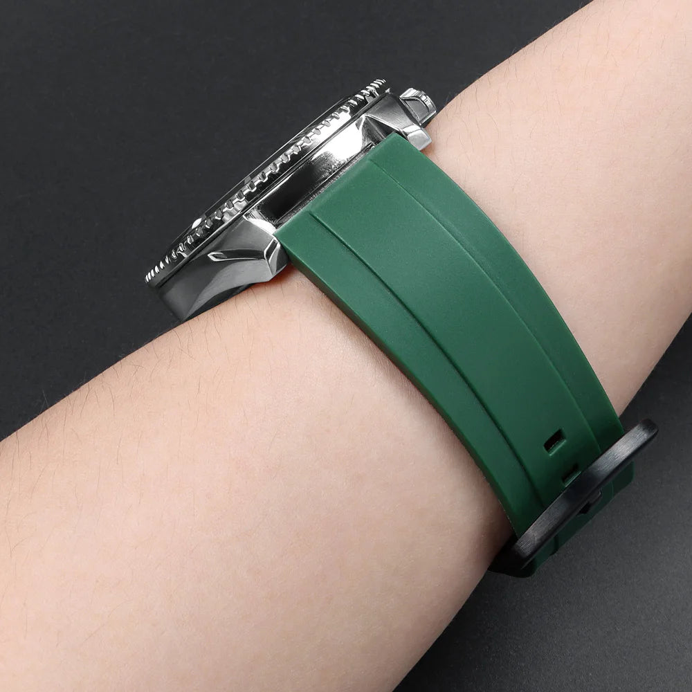 20mm 22mm 24mm Strap Silicone for Seiko Turtle Abalone Men Bracelet for Seiko 5 Skx Sports Rubber Wristband Quick Release Band