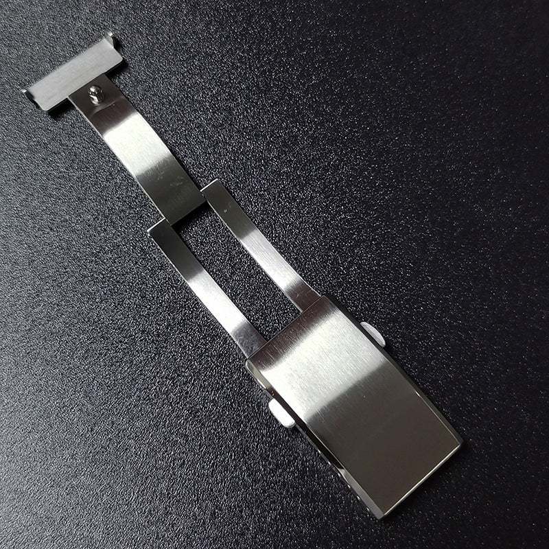 Extended Watch Buckle for Seiko Luxury Folding Safety Milled Clasp Replacement Watch Band Stainless Steel Clasp18mm 20mm 22mm