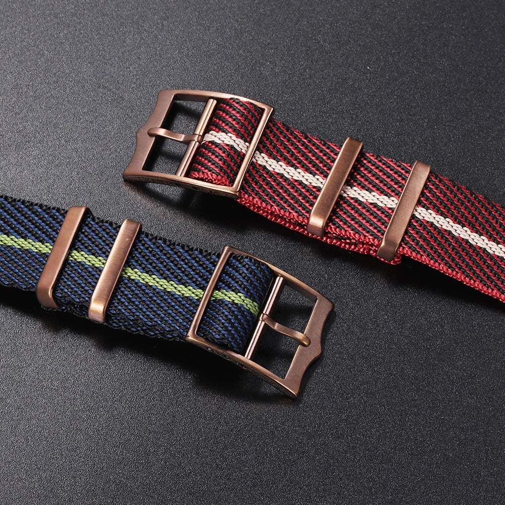 Fabric Bracelet for Rolex Premium Nylon Watch Band for Tudor Army Military Canvas Strap for Seiko 20mm 22mm Men Women Wristband