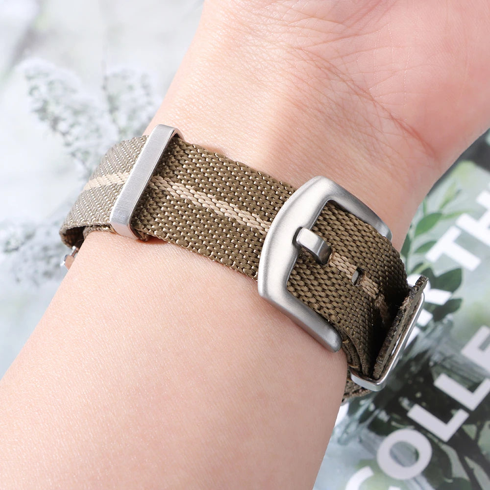 Premium Nylon Watch Band 18mm 20mm 22mm for Omega 007 for Tudor Watch Strap for Seiko Fabric Military Bracelet Men's Sport Belts