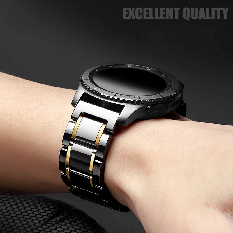 Ceramics Bracelet For Huawei Watch GT6pro 46mm GT5/6/4/3 46mm Strap 22mm Correa For CMF Watch Pro 2 3 By Nothing Watch Accessory
