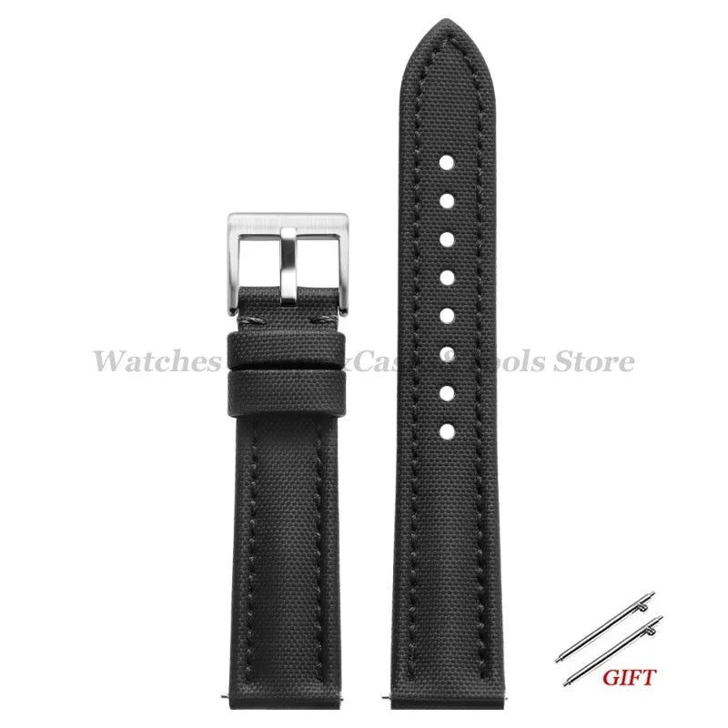 New Premium Sailcloth WatchBand 18/19/20mm 21mm 22mm for Rolex for Omega for Blancpain Quick Release Men Sport Replacement Strap